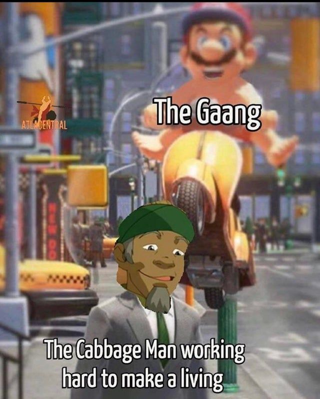 Avatar The Last Airbender The 10 Best Cabbage Man Memes