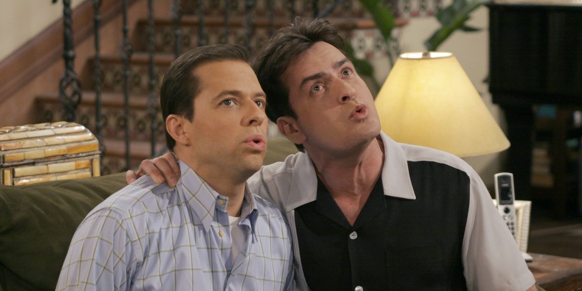 Charlie Sheen and Jon Cryer in Two And A Half Men