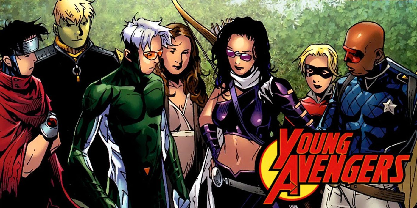 The Young Avengers together