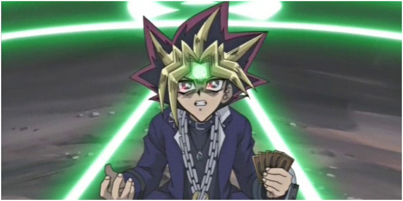 Yami Yugi est scellé lors d'un duel dans Yu-Gi-Oh !.