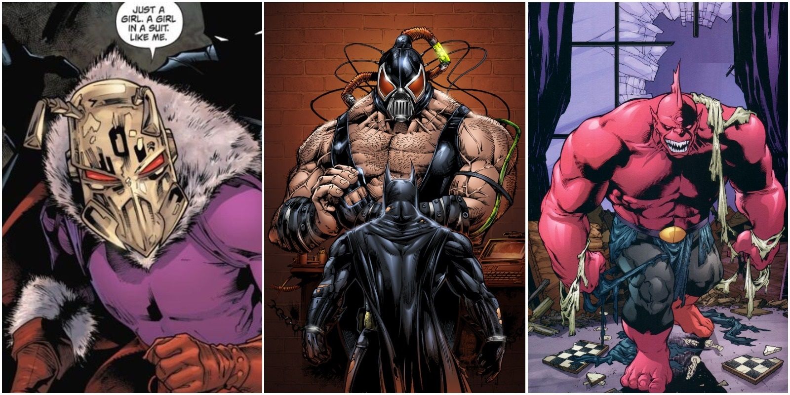 Killer Moth, Bane, and Despero know Batman's Secret Identity