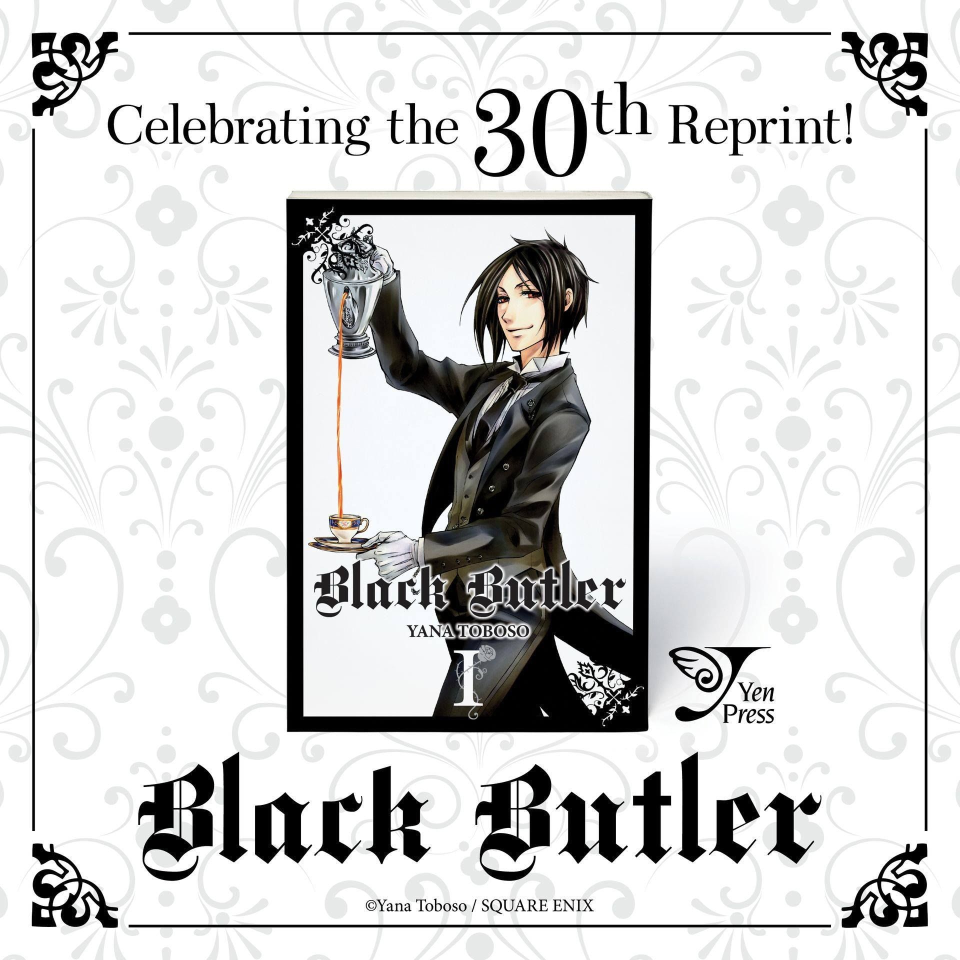 Yen Press Black Butler 30th volume 1 reprint