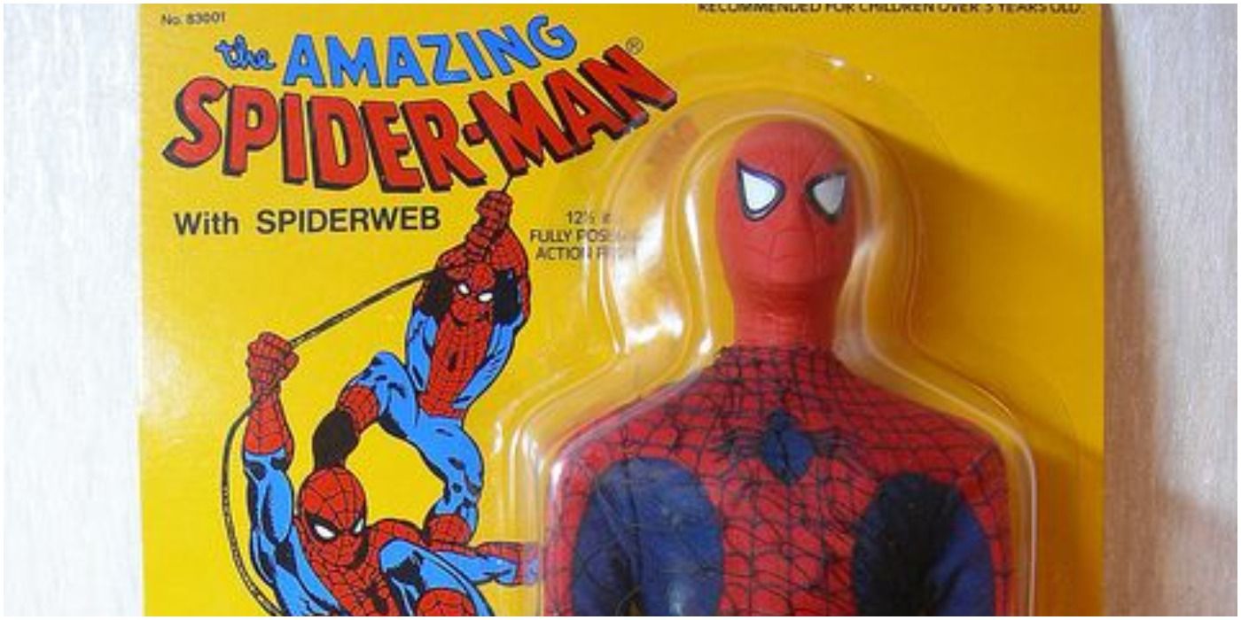 1977 Mego SPIDERMAN Action Figure Marvel Comics 12″ Vintage 1970’S w/SpiderWeb