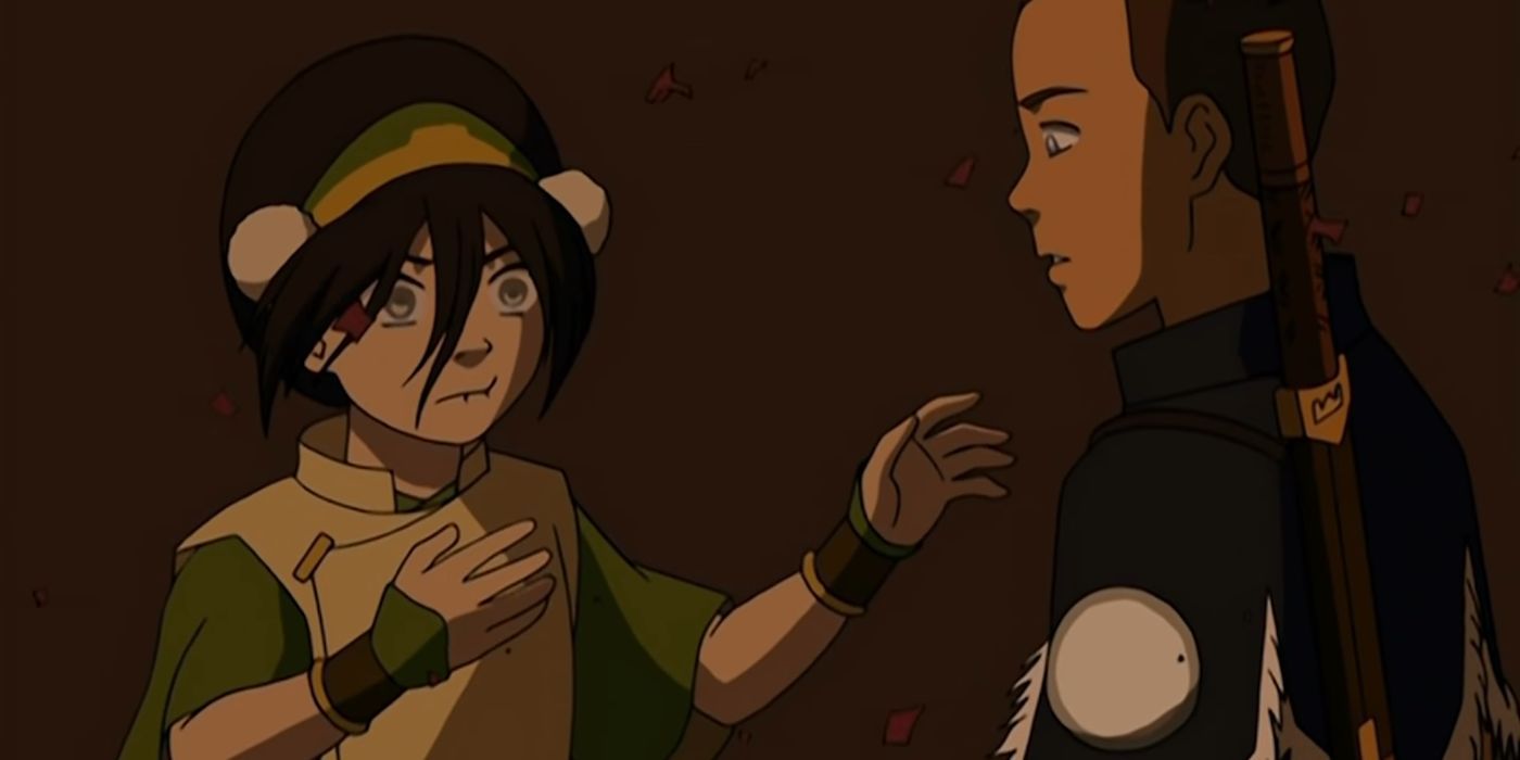 Toph worried about sokka