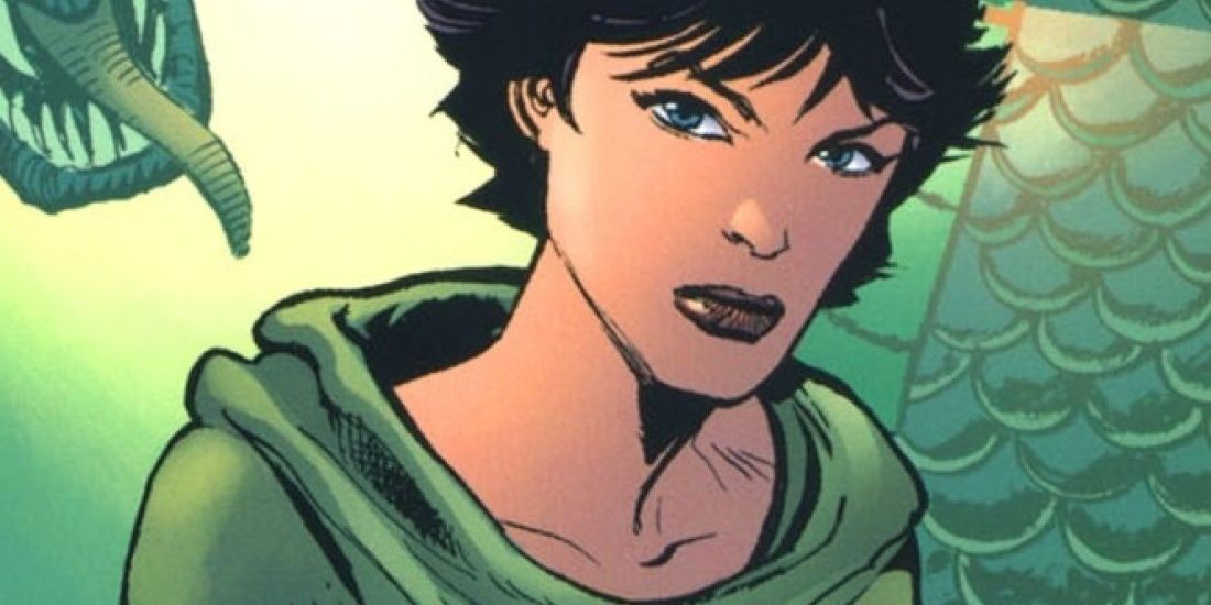 a close-up of Ra's al Ghul's daughter Nyssa from Batman