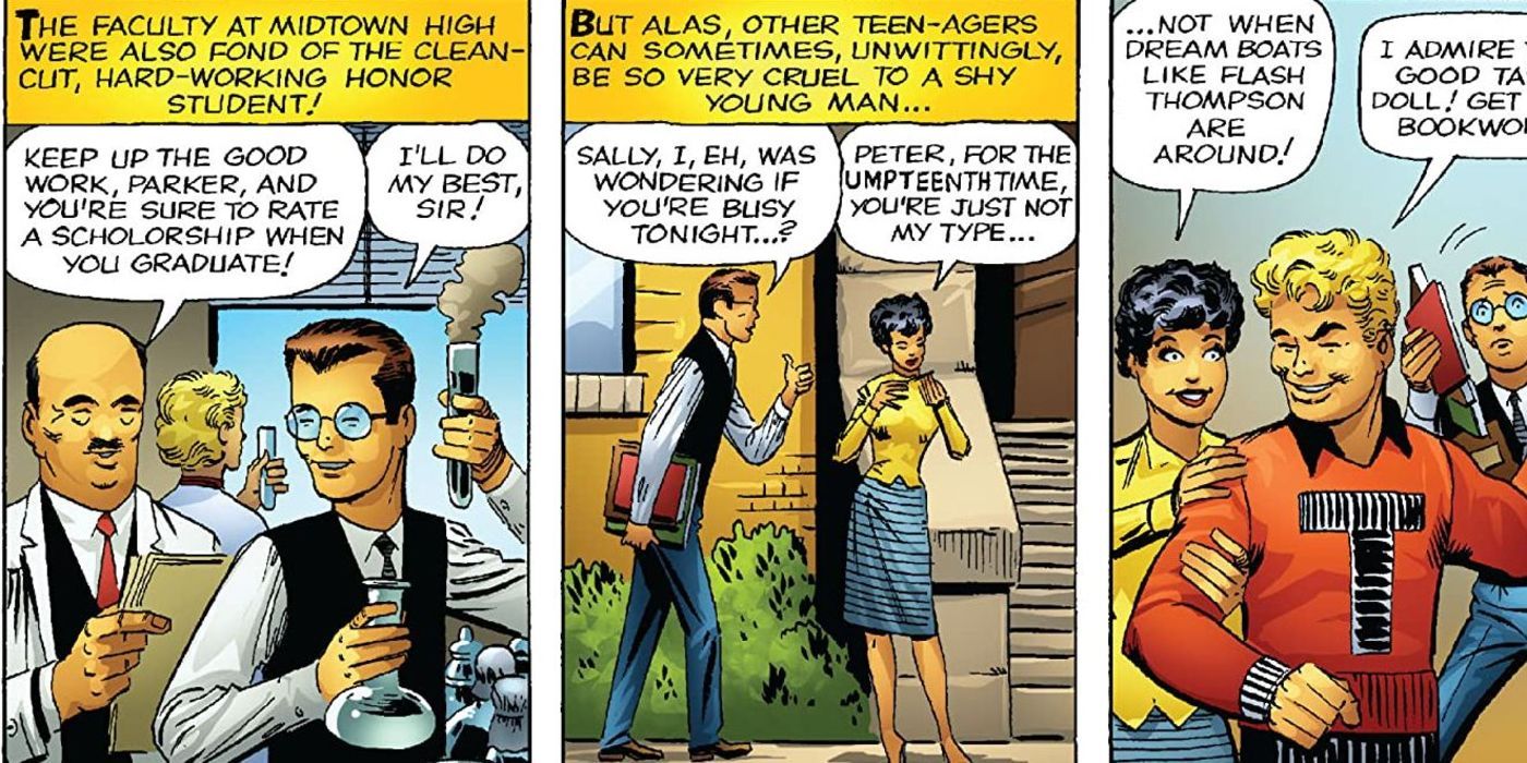 Peter Parker Is A Shy Teenager