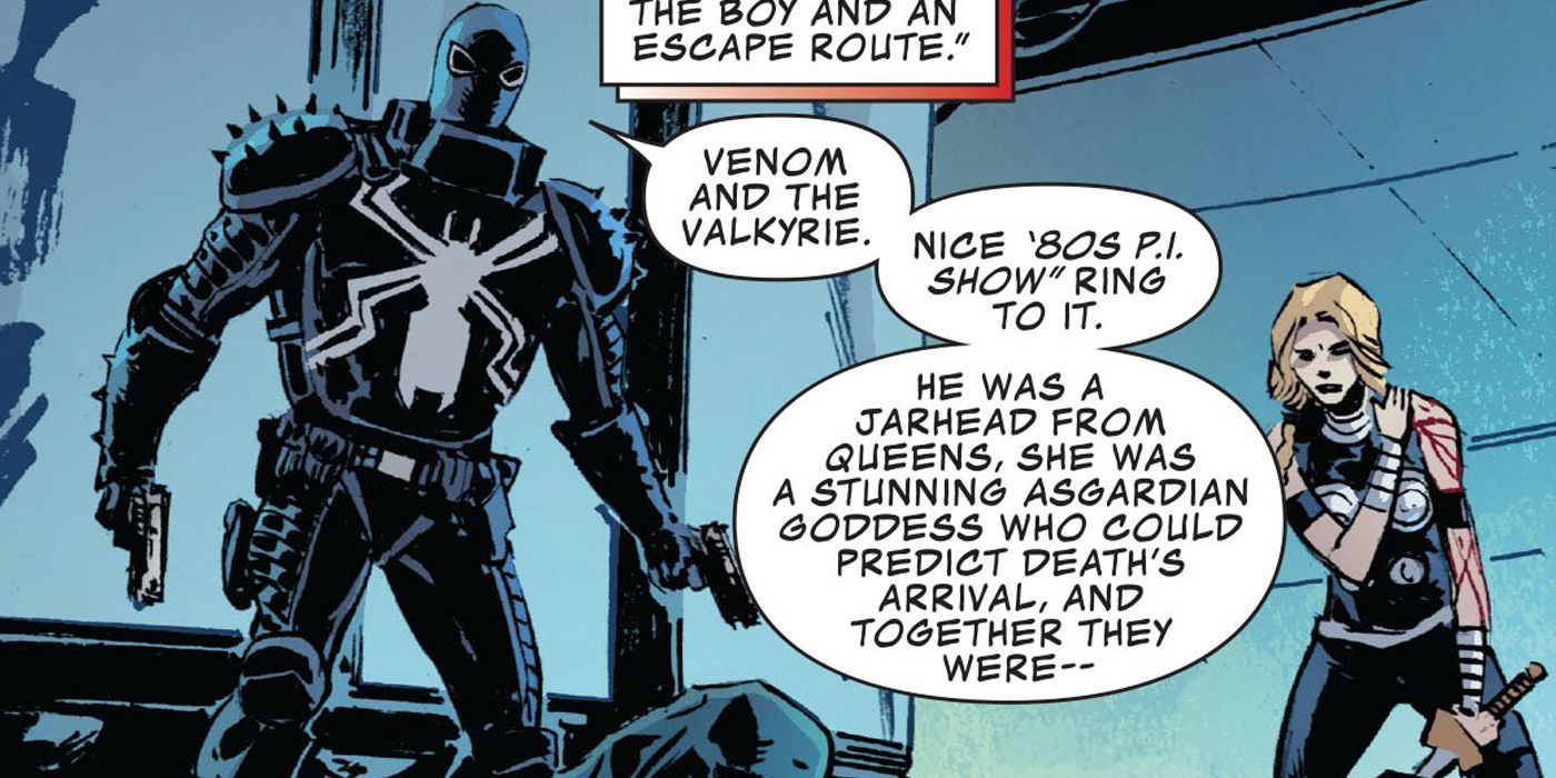 AVENGERS ROMANCES Agent Venom and Valkyrie