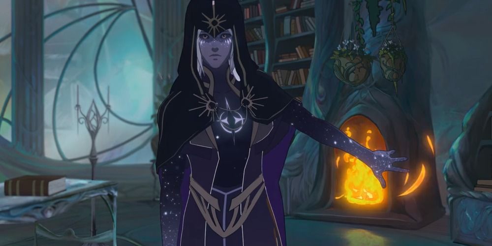 aaravos trapped in the mirror in dragon prince