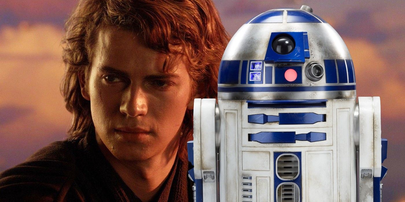 Anakin and R2-D2 from Star Wars