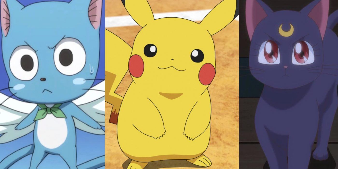 anime mascots happy pikachu luna
