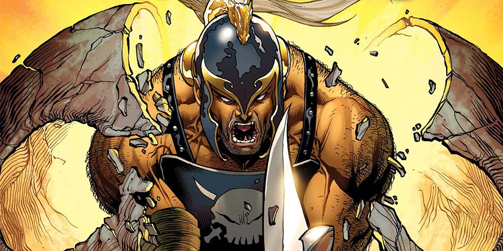 Marvel's Ares Smashing With His Axe