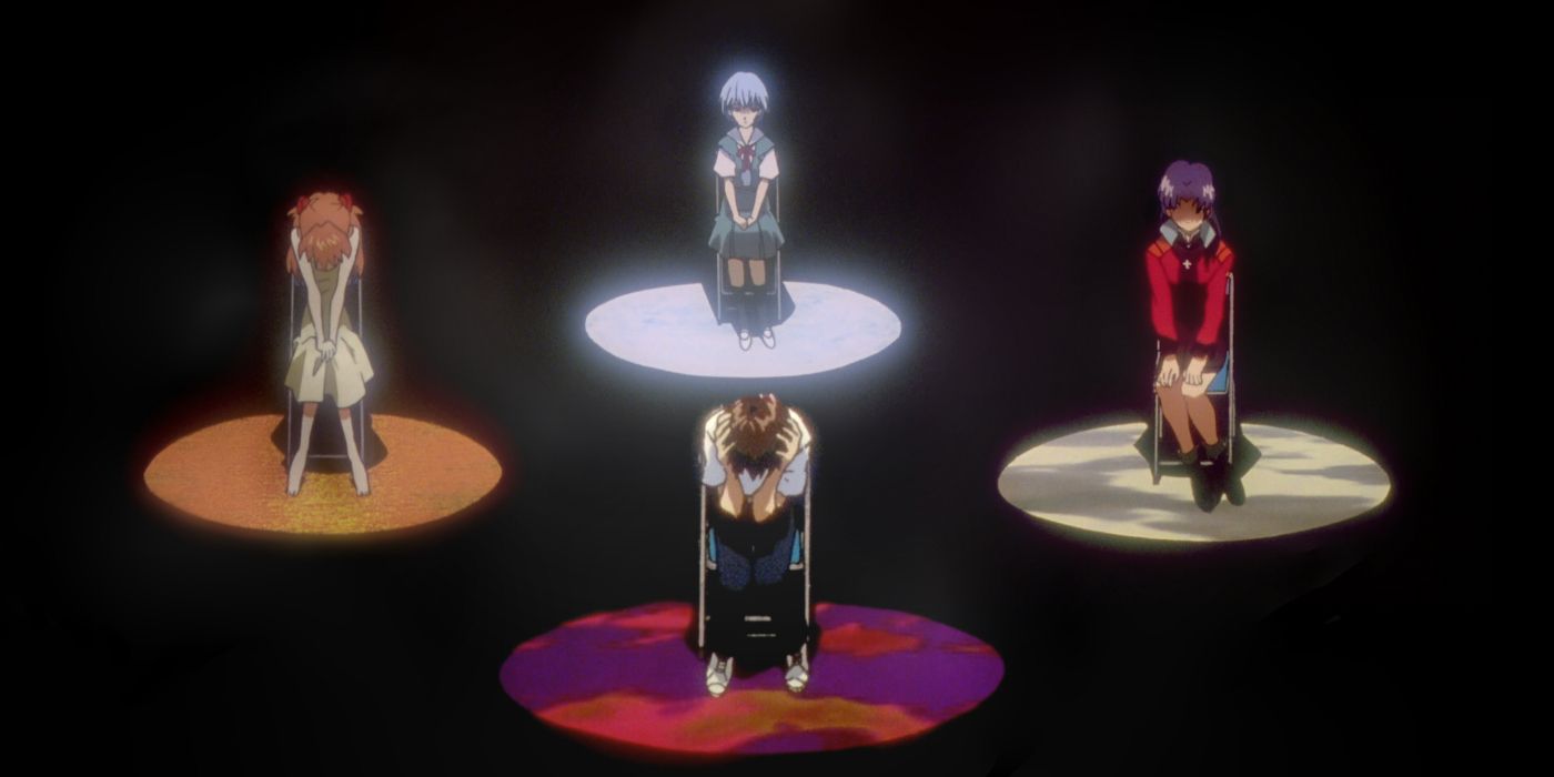 Asuka Rei Shinji Misato Neon Genesis Evangelion