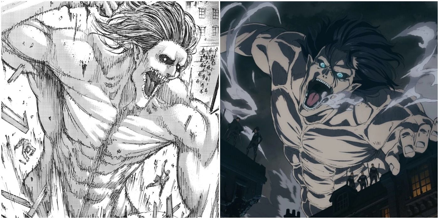 Attack on Titan  As principais diferenças entre o final no anime e no mangá