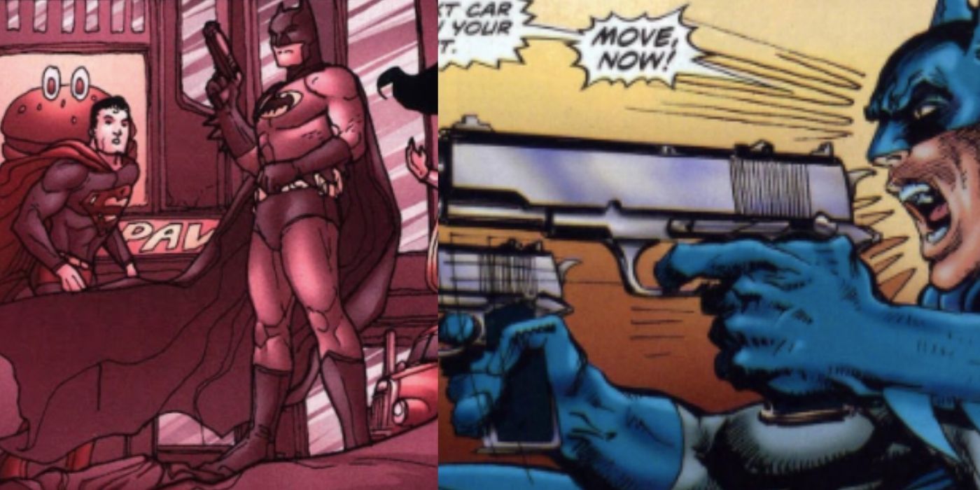 Every Time Batman Used A Gun (& Why)
