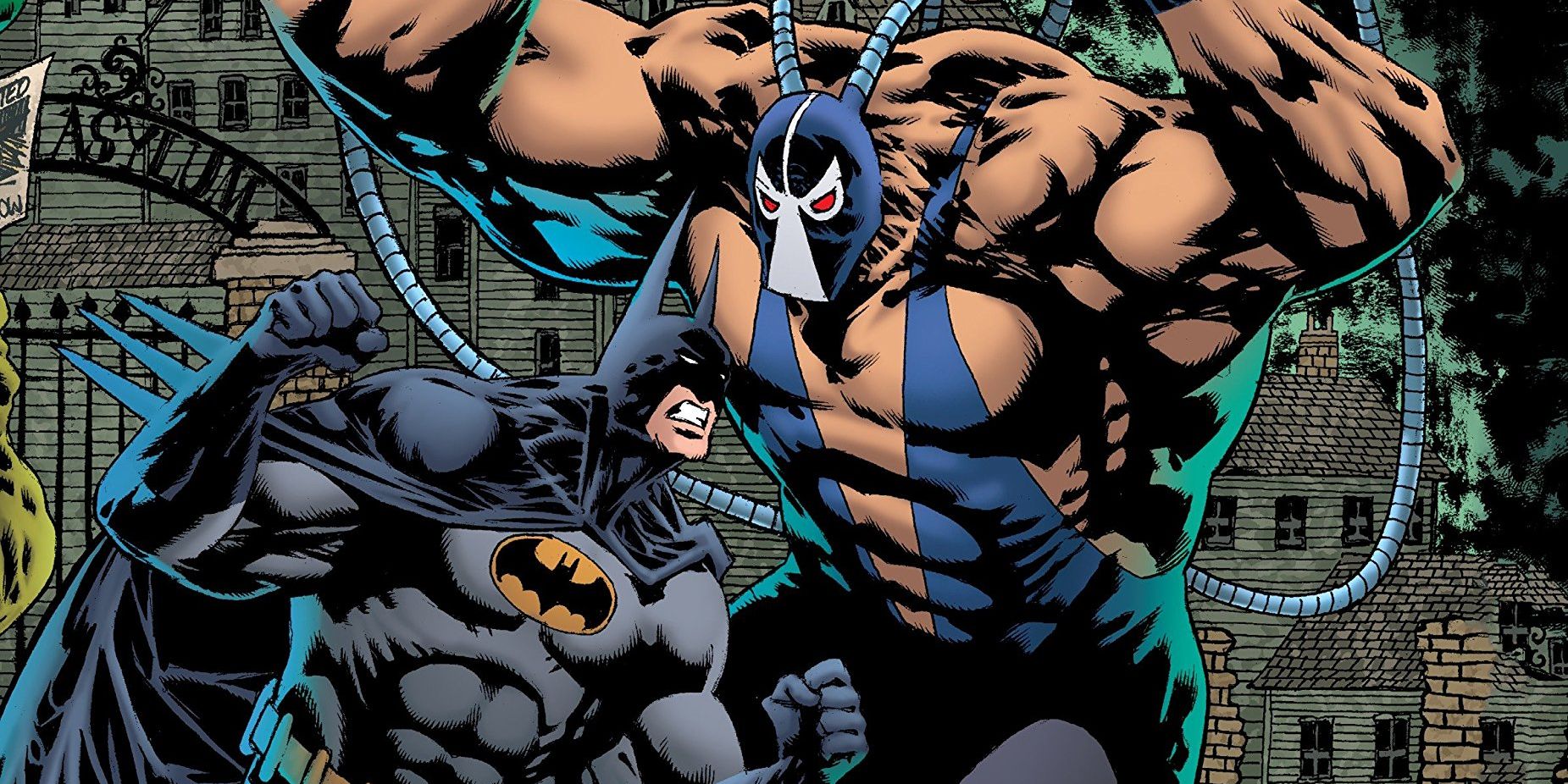 DC Batman Knightfall Batman Fights Bane