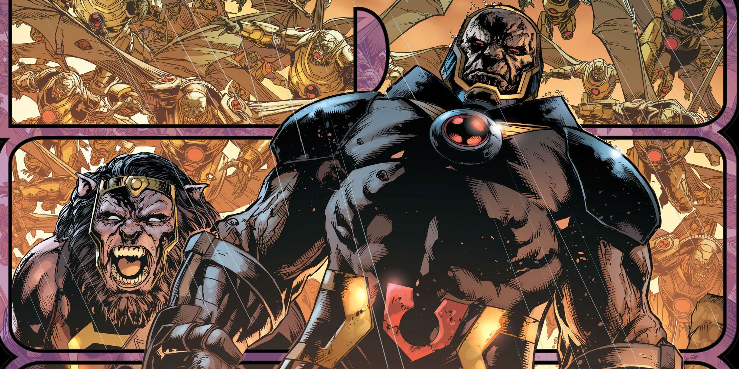 An image from DC Bludhaven Final Crisis Darkseid Army.