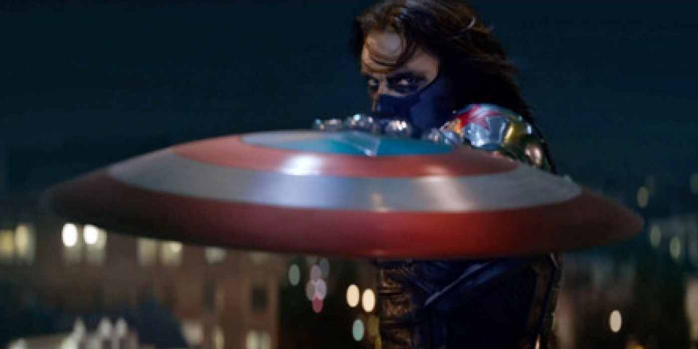 Bucky Barnes With Captain America Shield