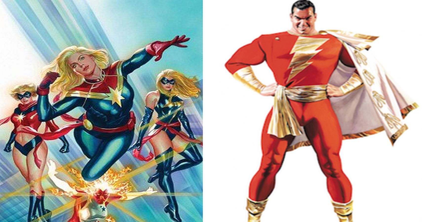 Who wins in a contest between Shazam and Captain Marvel?