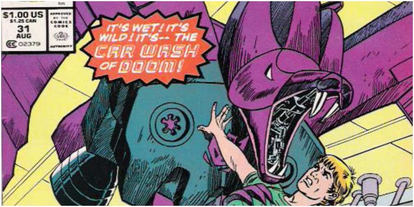 The Transformers comic book Car Wash Of Doom.