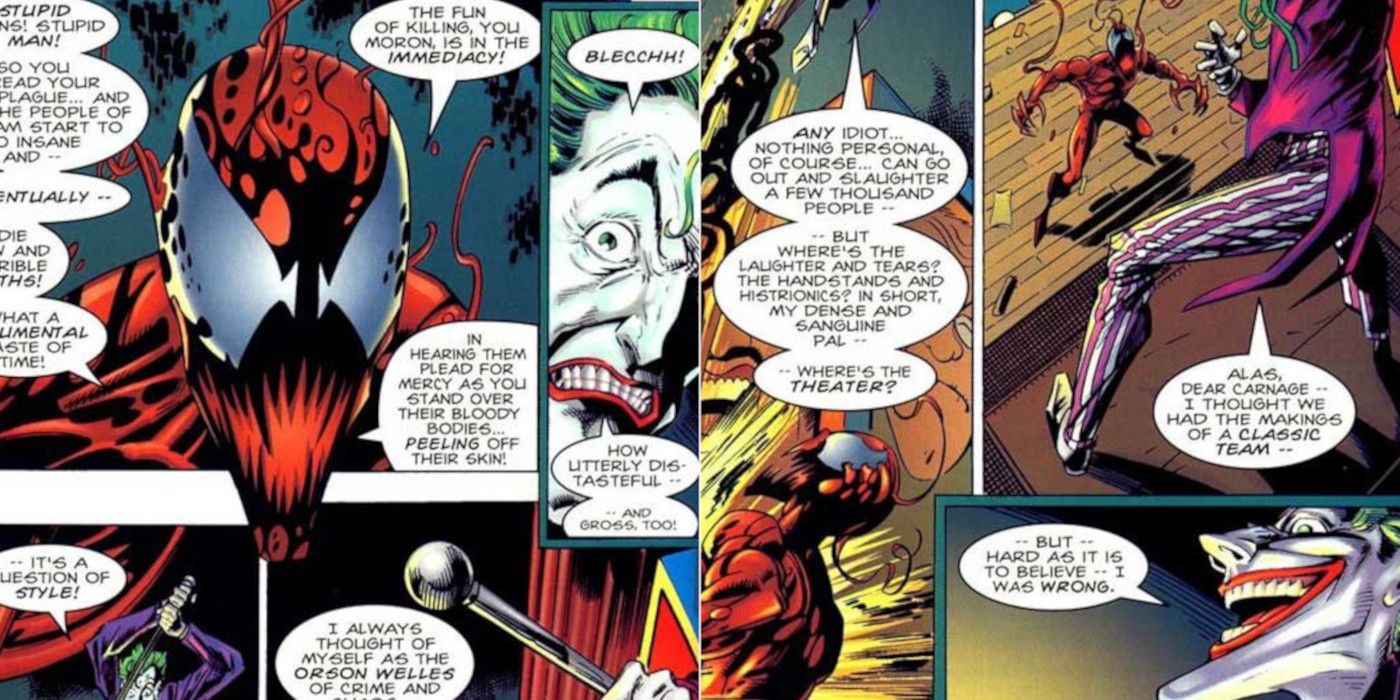 Carnage Joker Spider-Man Batman Disordered Minds