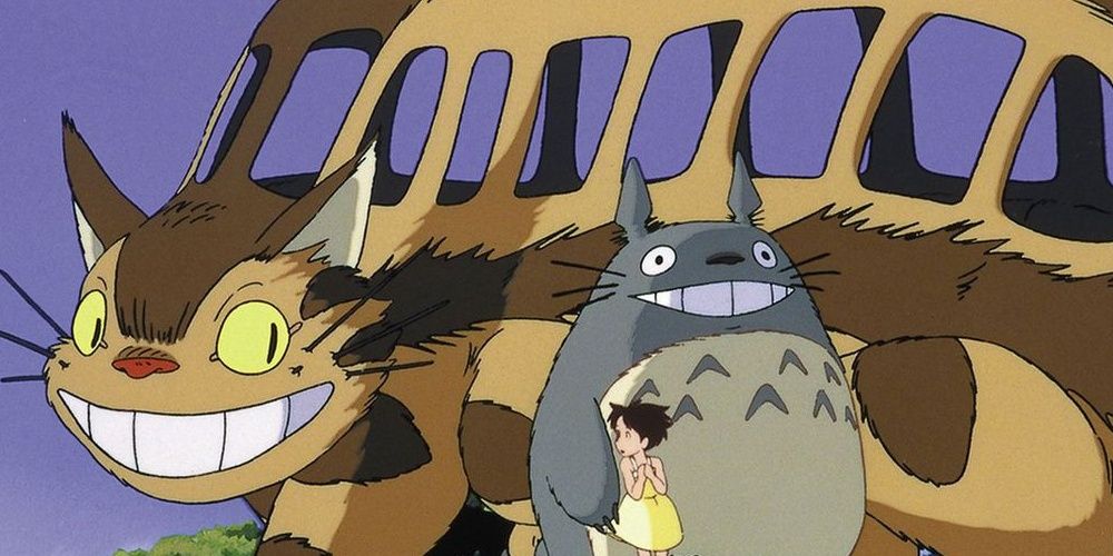 Studio Ghibli Catbus and Totoro