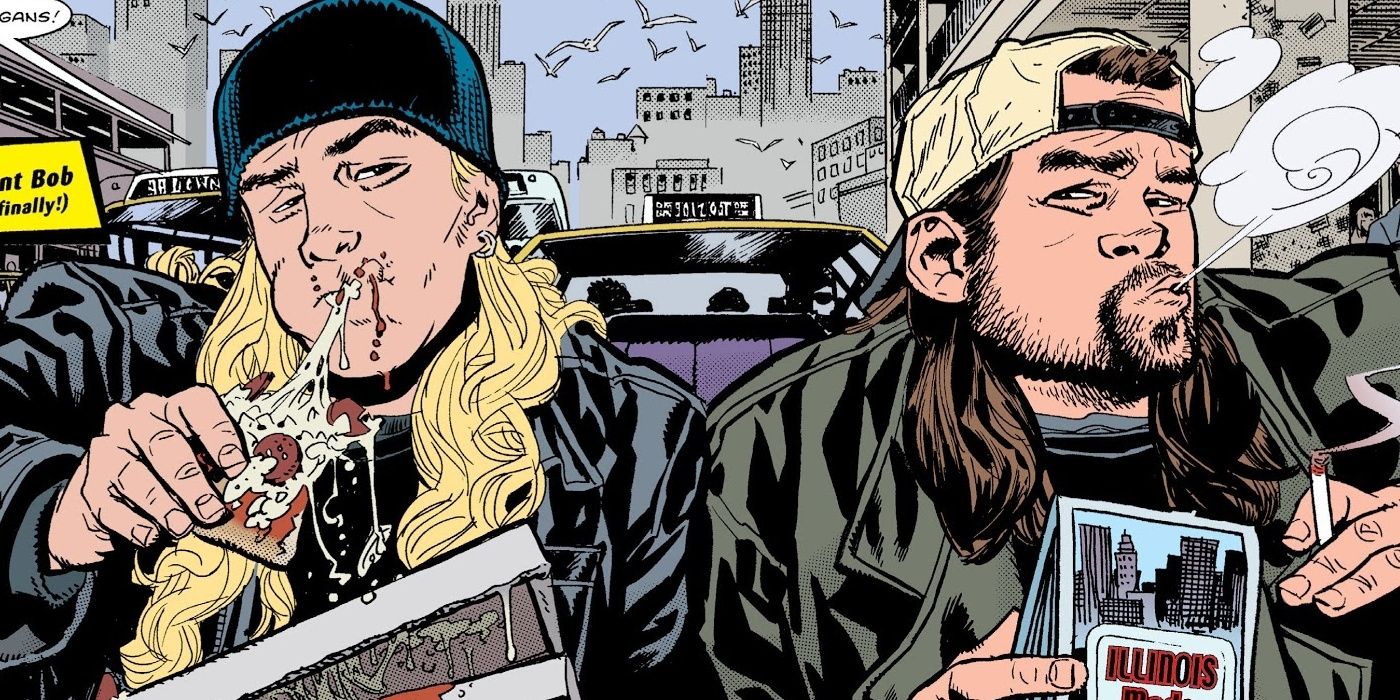 Jay And Silent Bob In Cab from Chasing Dogma