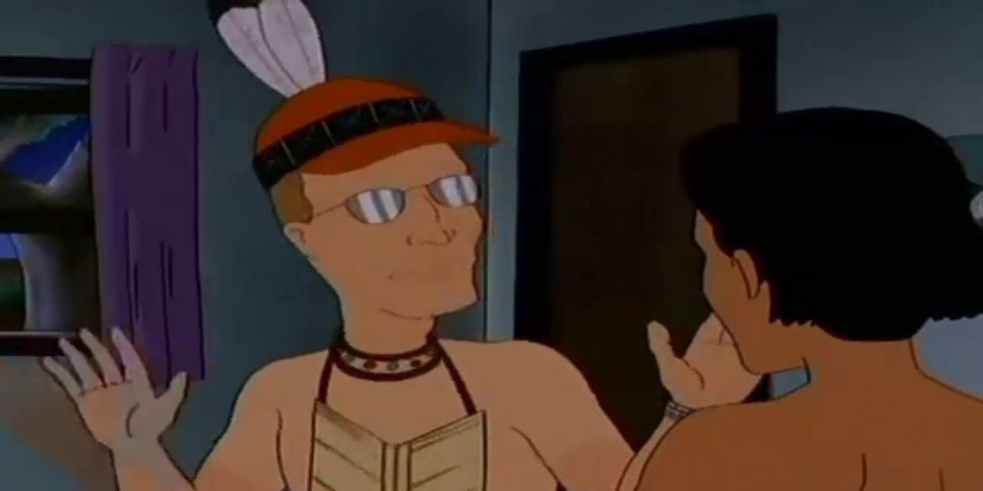 Dale Dressed as a Native American