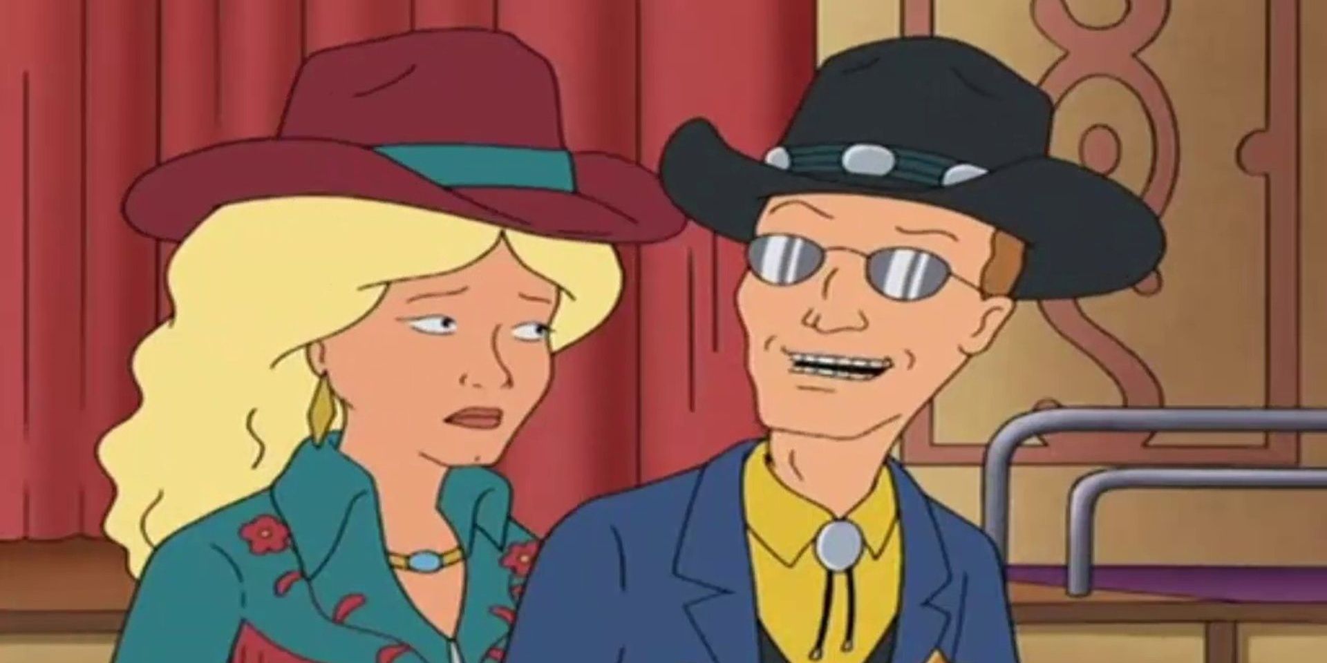 Dale and Nancy in Western Outfits
