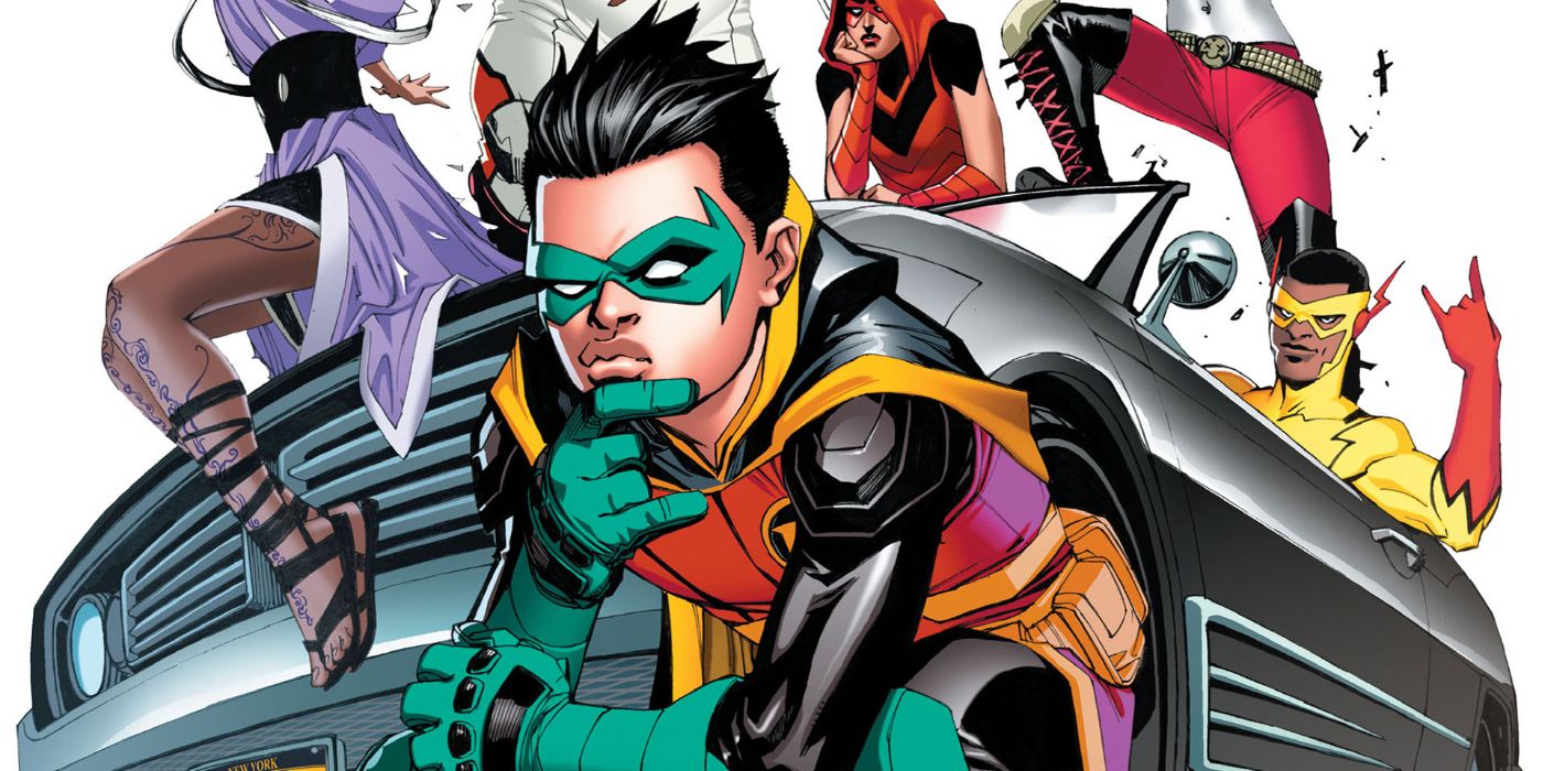 Damian Wayne leads the teen titans in DC comics