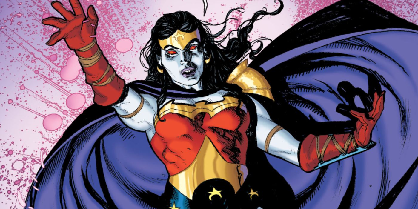 Hecate controls Wonder Woman in the Dark Multiverse