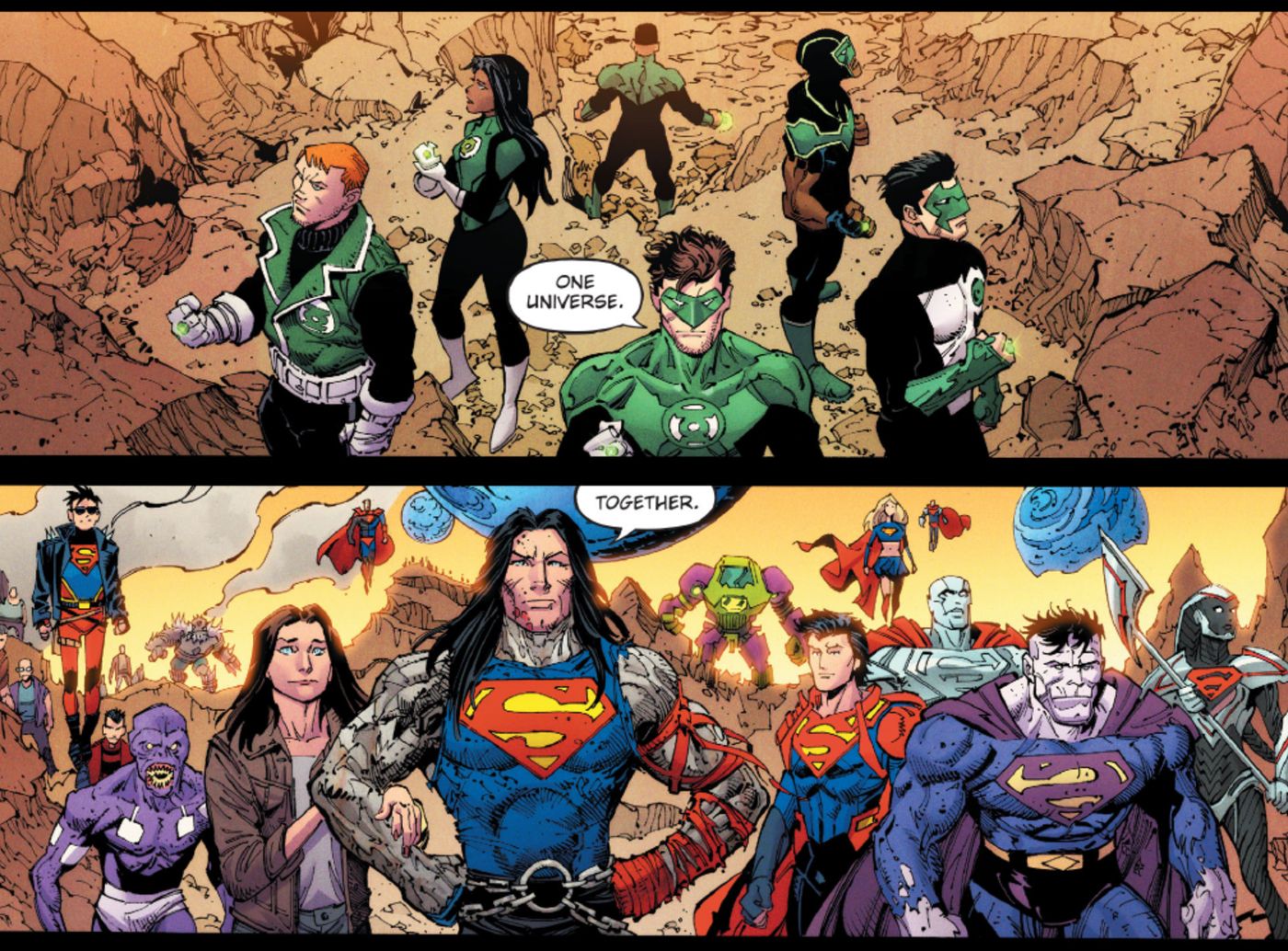 Death Metal Green Lanterns Superman Family