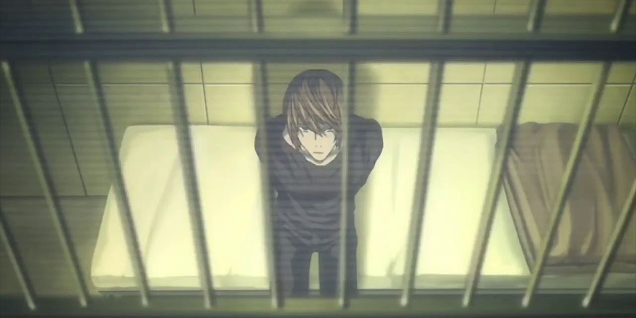 Death Note's Light Yagami Imprisoned And Under Surveillance