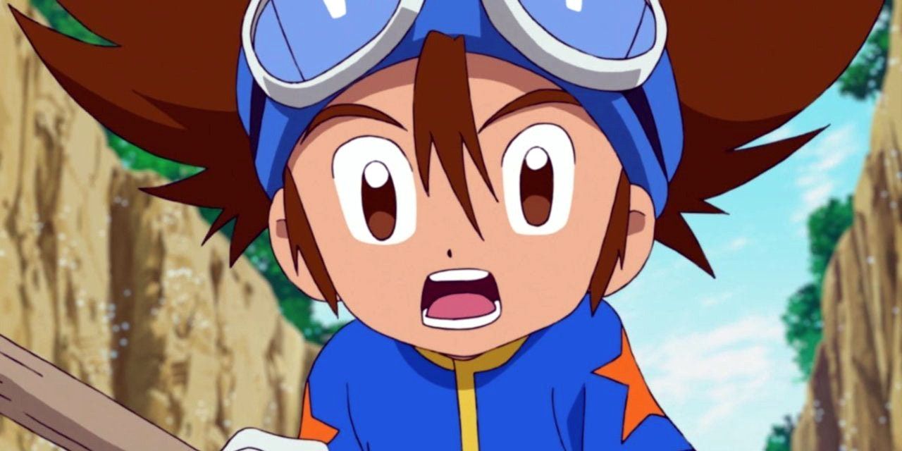 Tai looks shocked in Digimon Adventure 