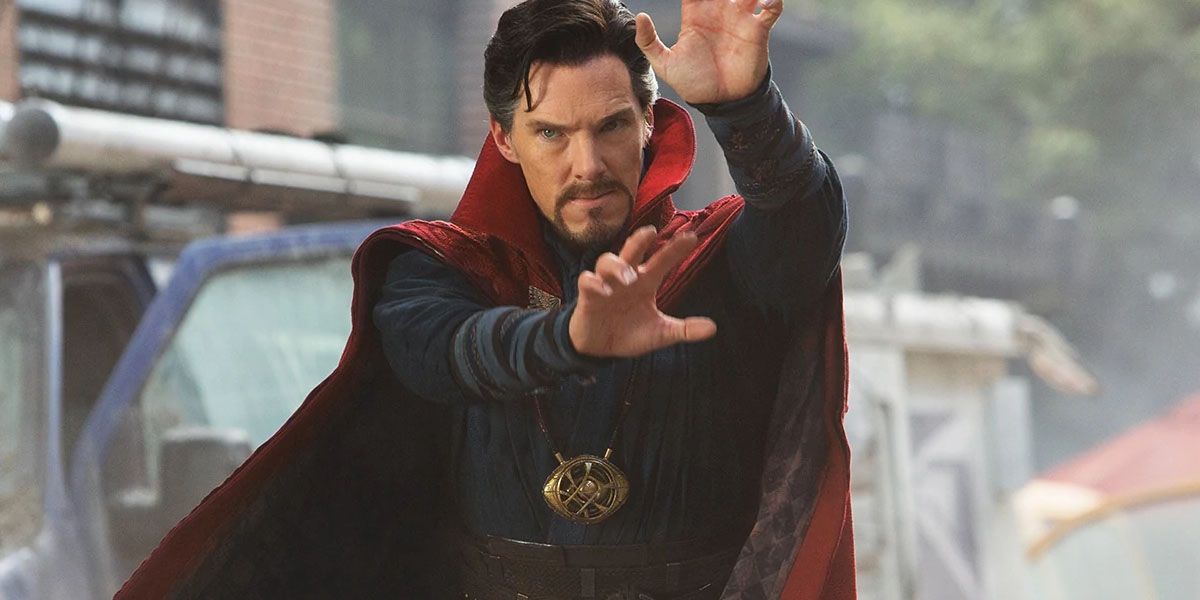 Doctor strange about to use magic