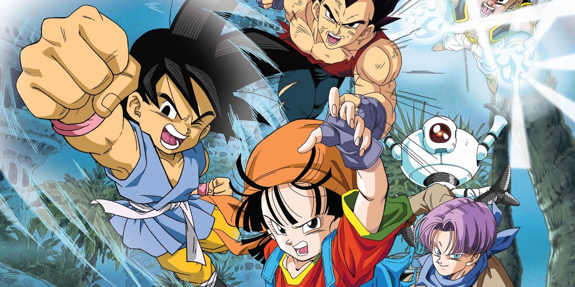 Anime Dragon Ball GT Kid Goku And Cast
