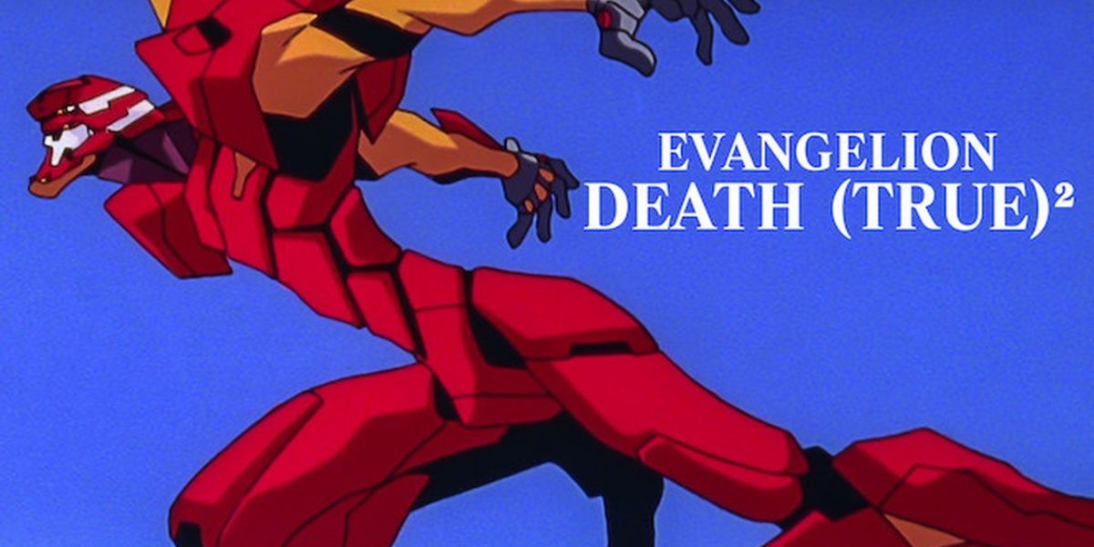 Evangelion Unit 02 leaping through the airgh 