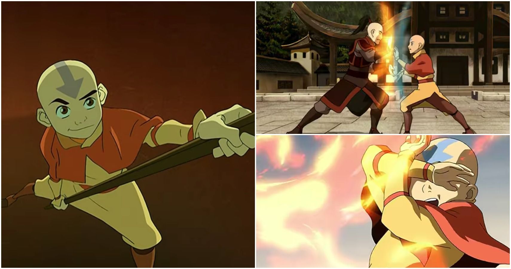 Aang Battles Bumi to Save Katara & Sokka Full Scene