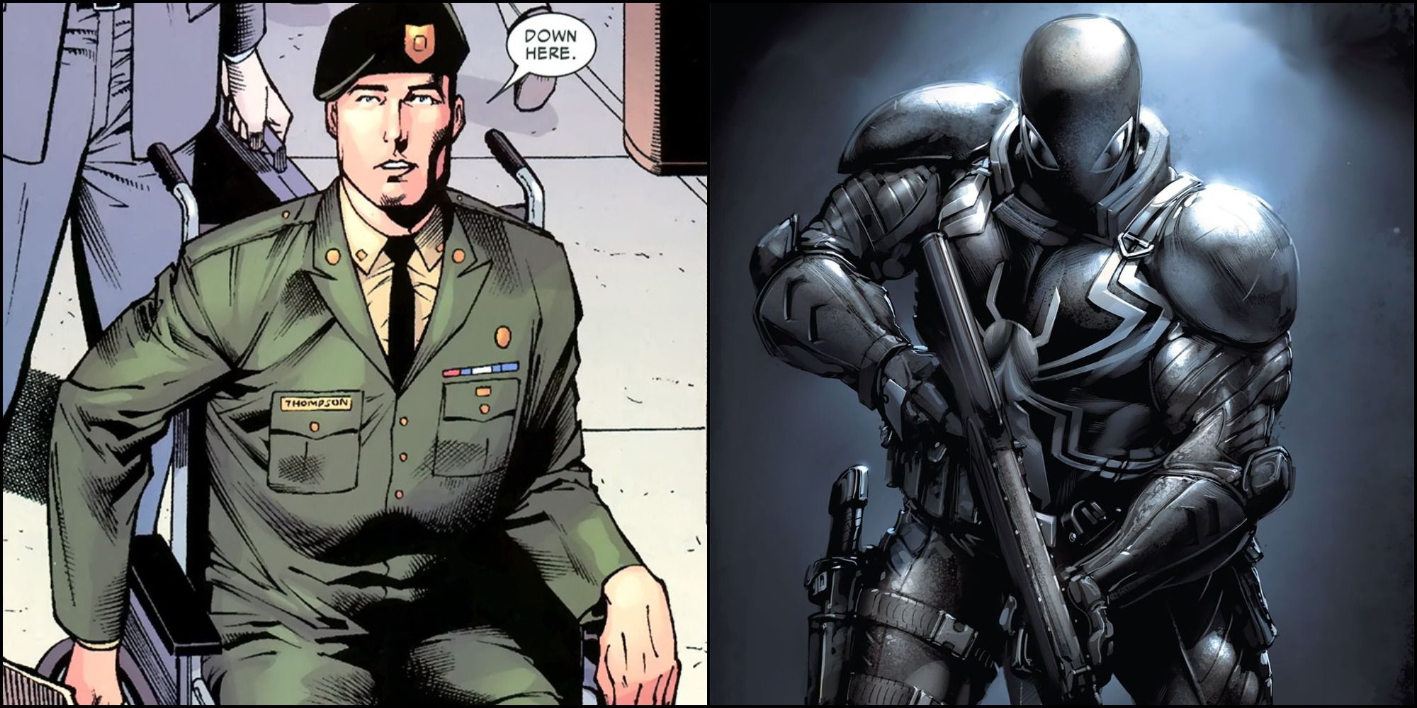 Flash Thompson and Agent Venom