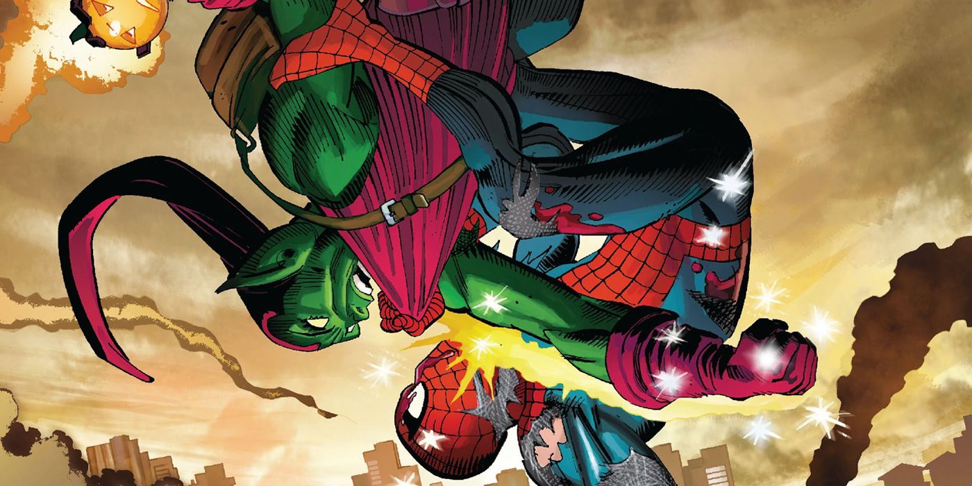 Spider-Man battles Osborn's Goblin