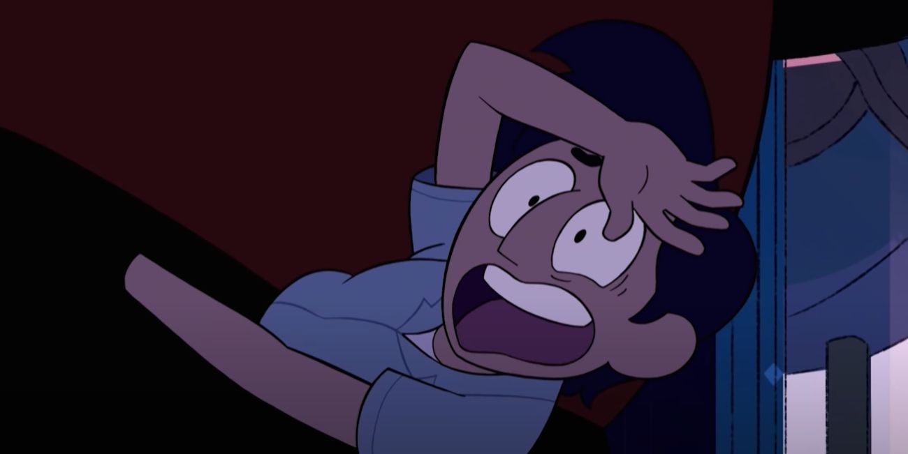 Jamie pleads for Garnet not to hit him as he's stuck in Topaz