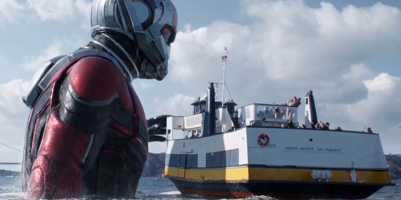 Ant-Man retrieving the lab from Sonny Burch