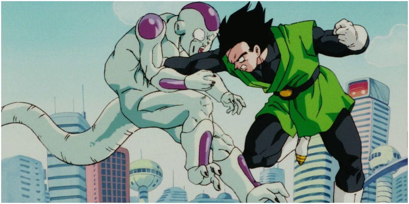 Gohan Punches Frieza in dragon ball z