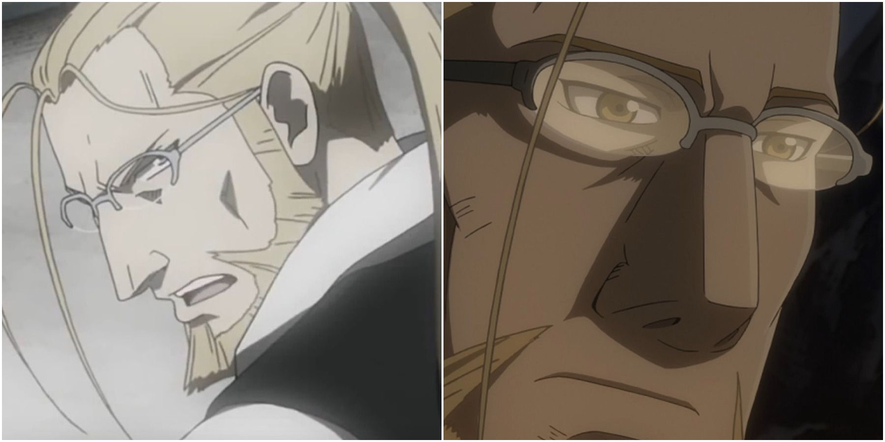 Fullmetal Alchemist - Ed, Al, Hohenheim, and Father/The Homunculus in the  Flask on the Promised Day.