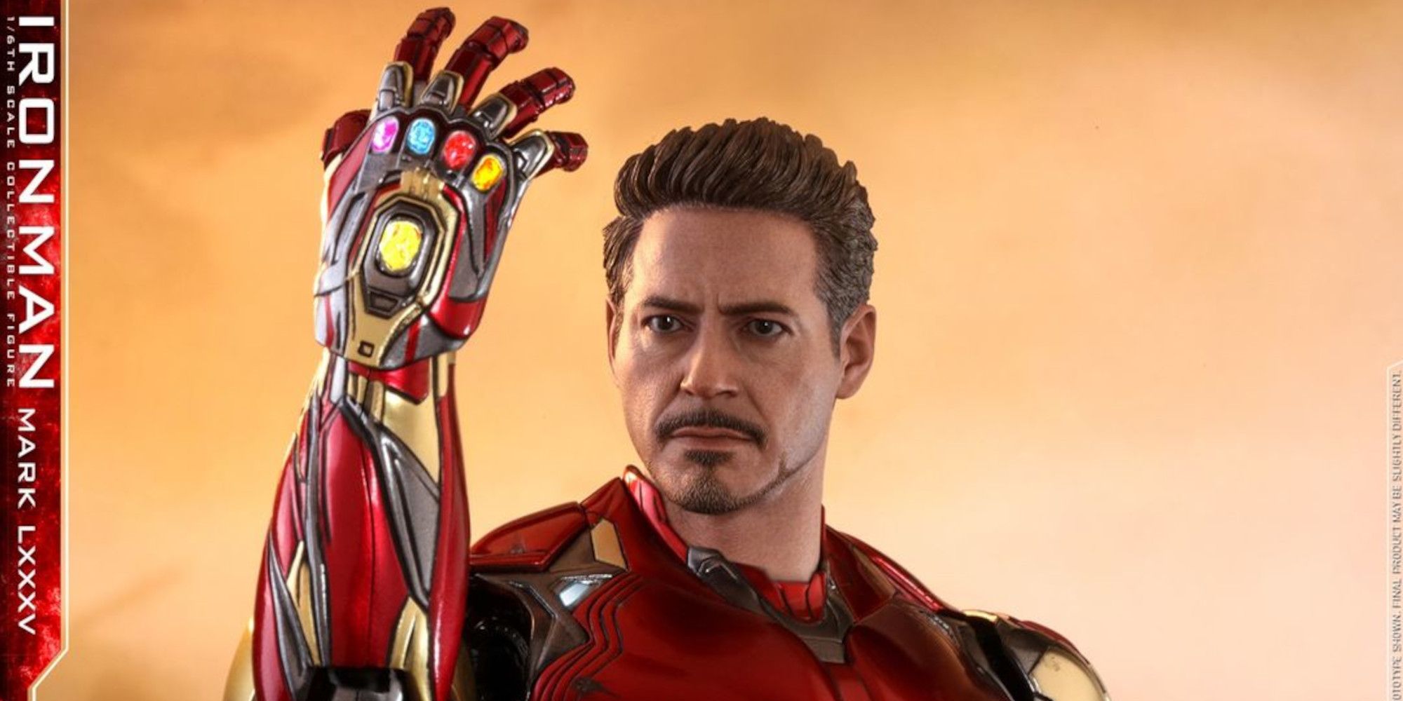 Hot Toys Tony Stark sculpt from Avengers Endgame header