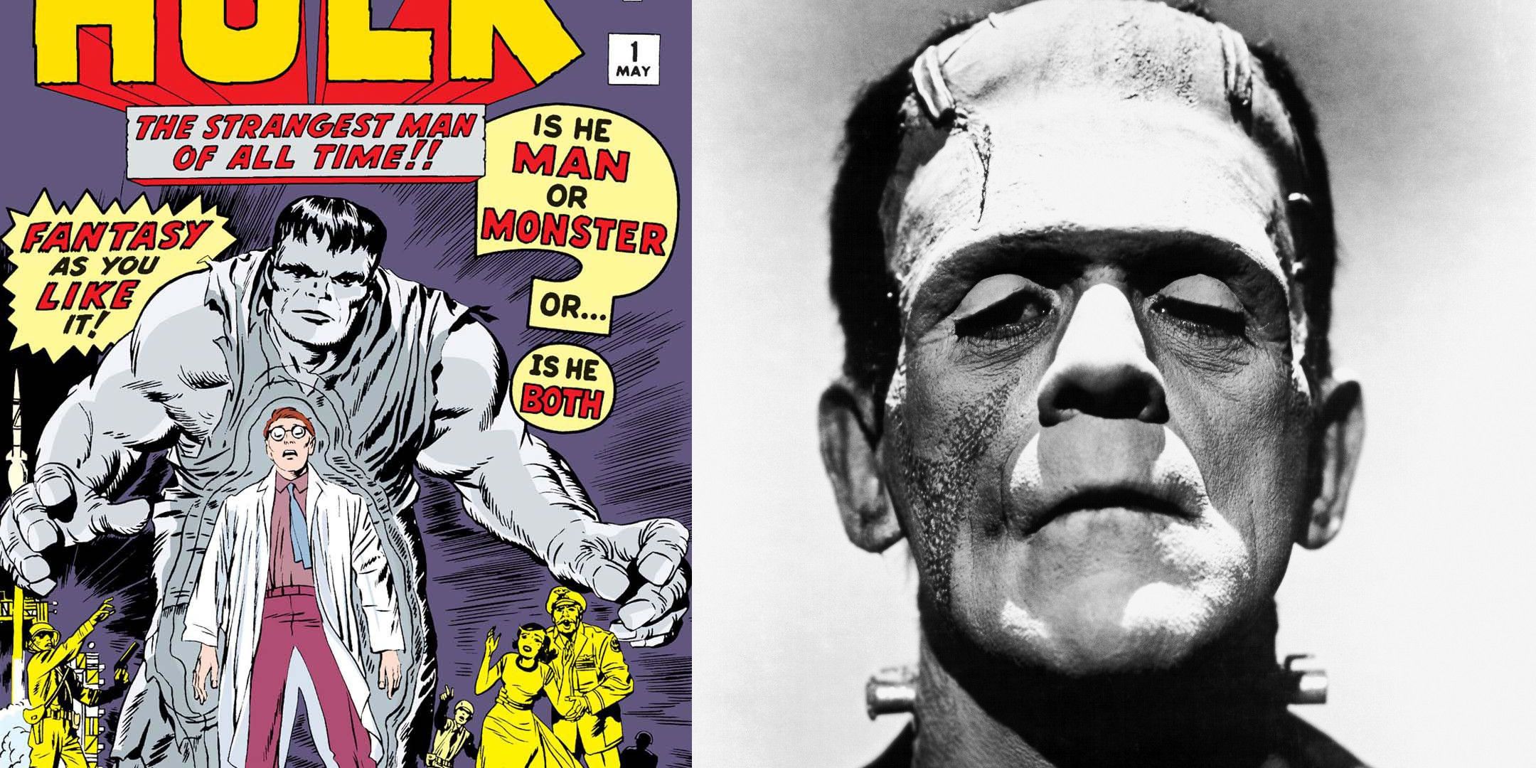 Hulk Frankenstein Marvel Comics Boris Karloff