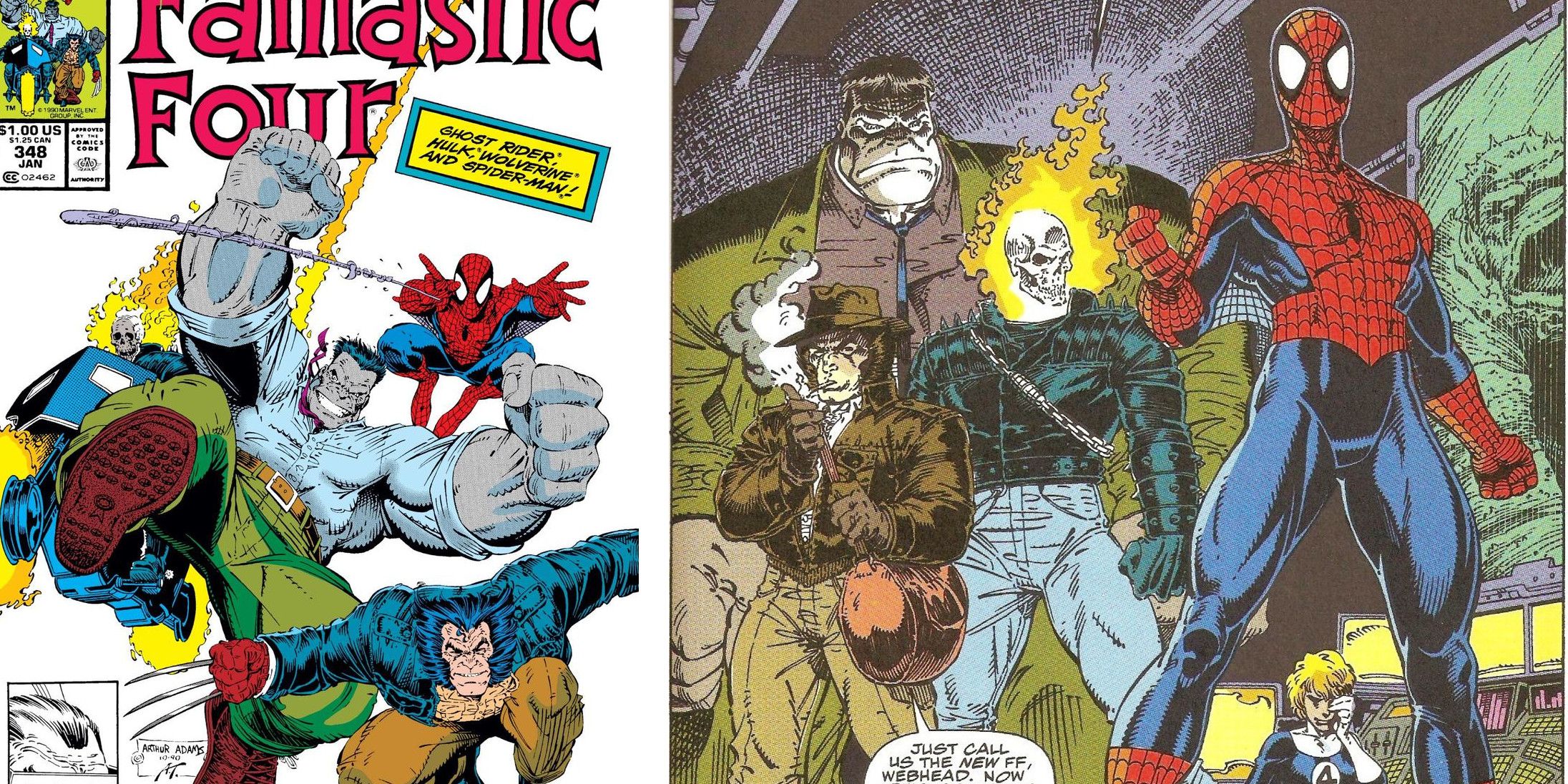 Hulk Spider-Man Ghost Rider Wolverine Fantastic Four