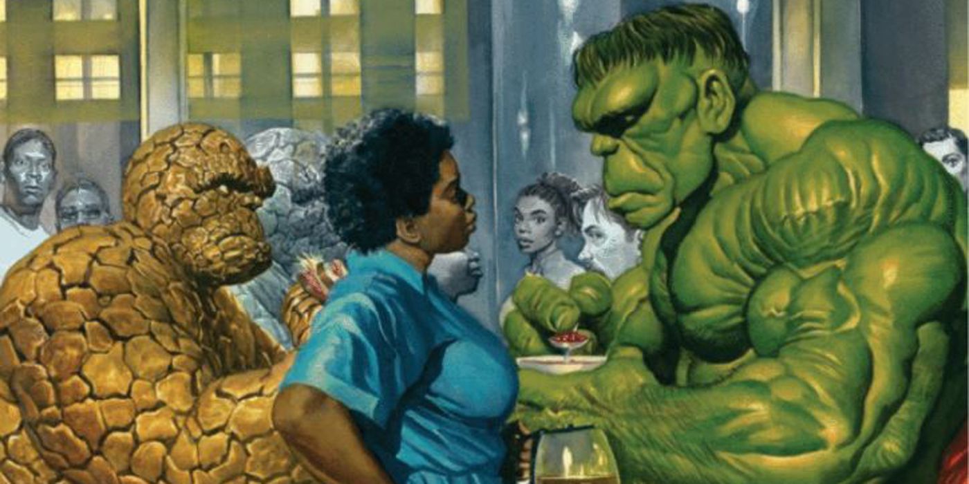 Hulk and Thing in Marvel Golden Age comics
