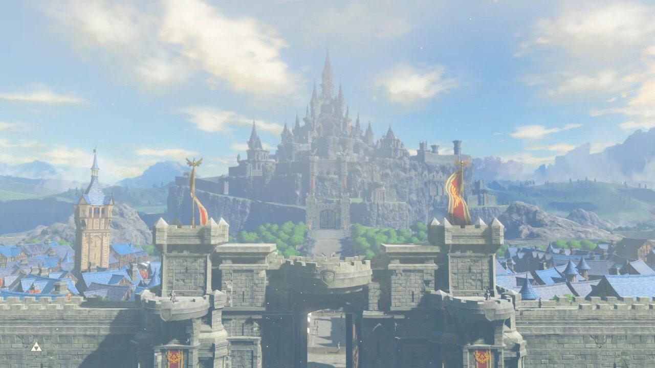 Hyrule Castle Town Breath Of The Wild