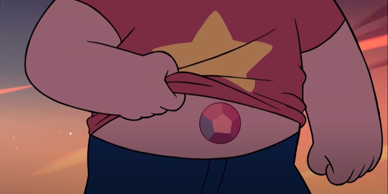 Steven Universe shows his gem