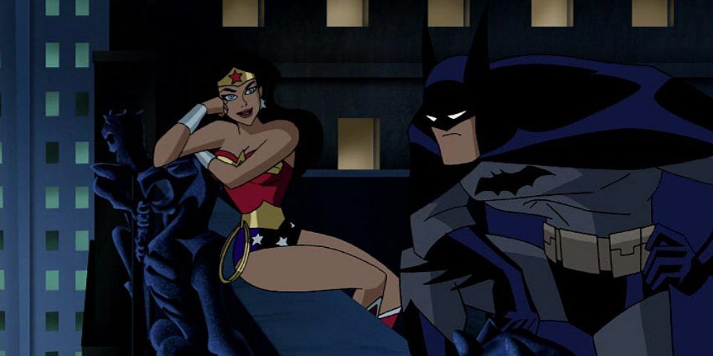 Wonder Woman flirts with Batman in JL cartoon